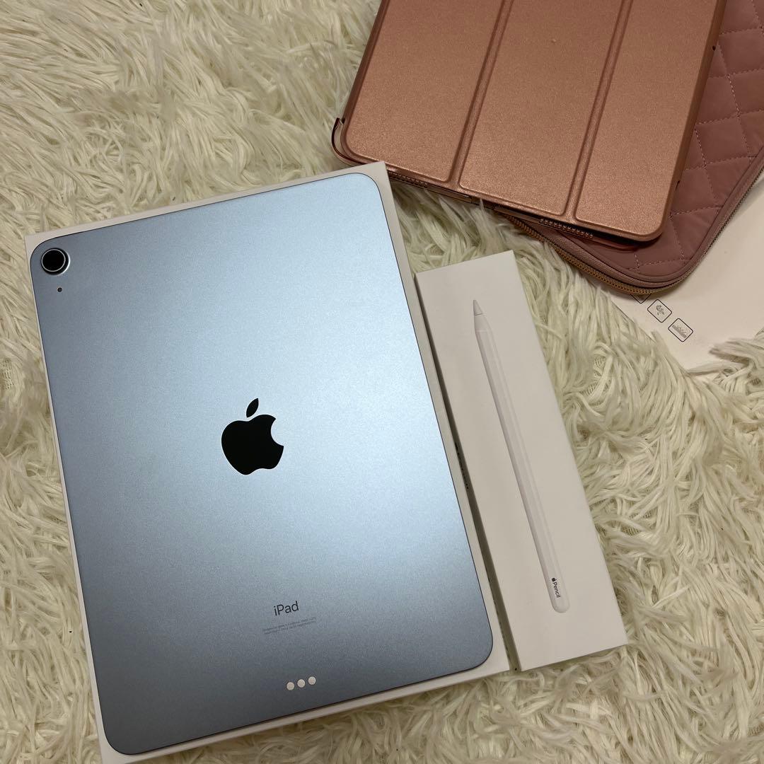 美品 iPadAir 4 64GB 92% ApplePencil おまけ付き