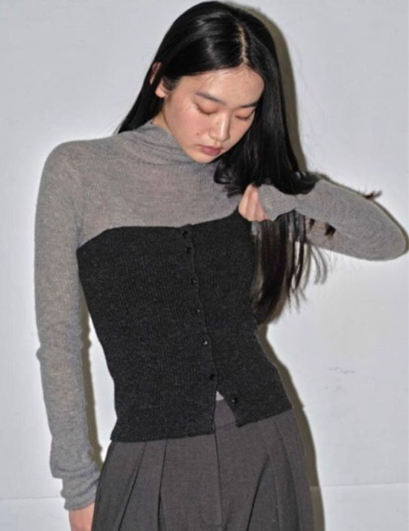 ラ*ク様 1回のみ着用最安値‼️ODAYFUL Rib Knit Bustier