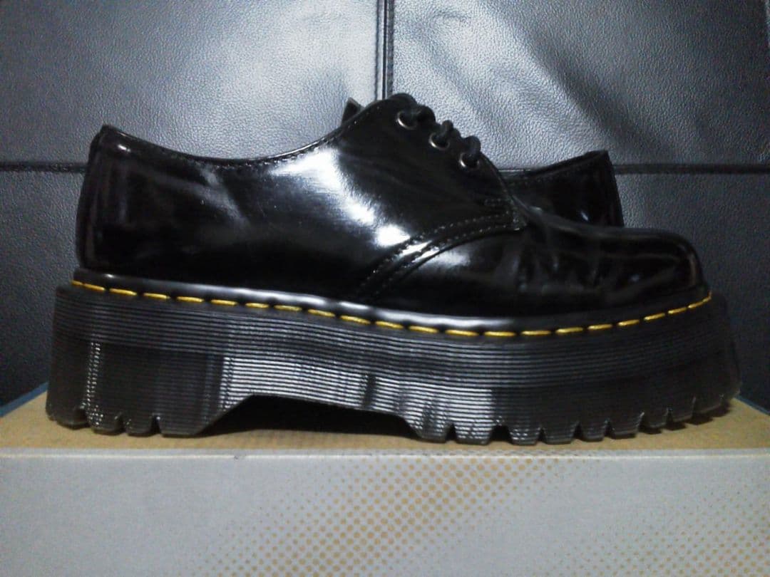 Dr.Martens 1461QUAD UK5 黒 厚底 3ホール JADON
