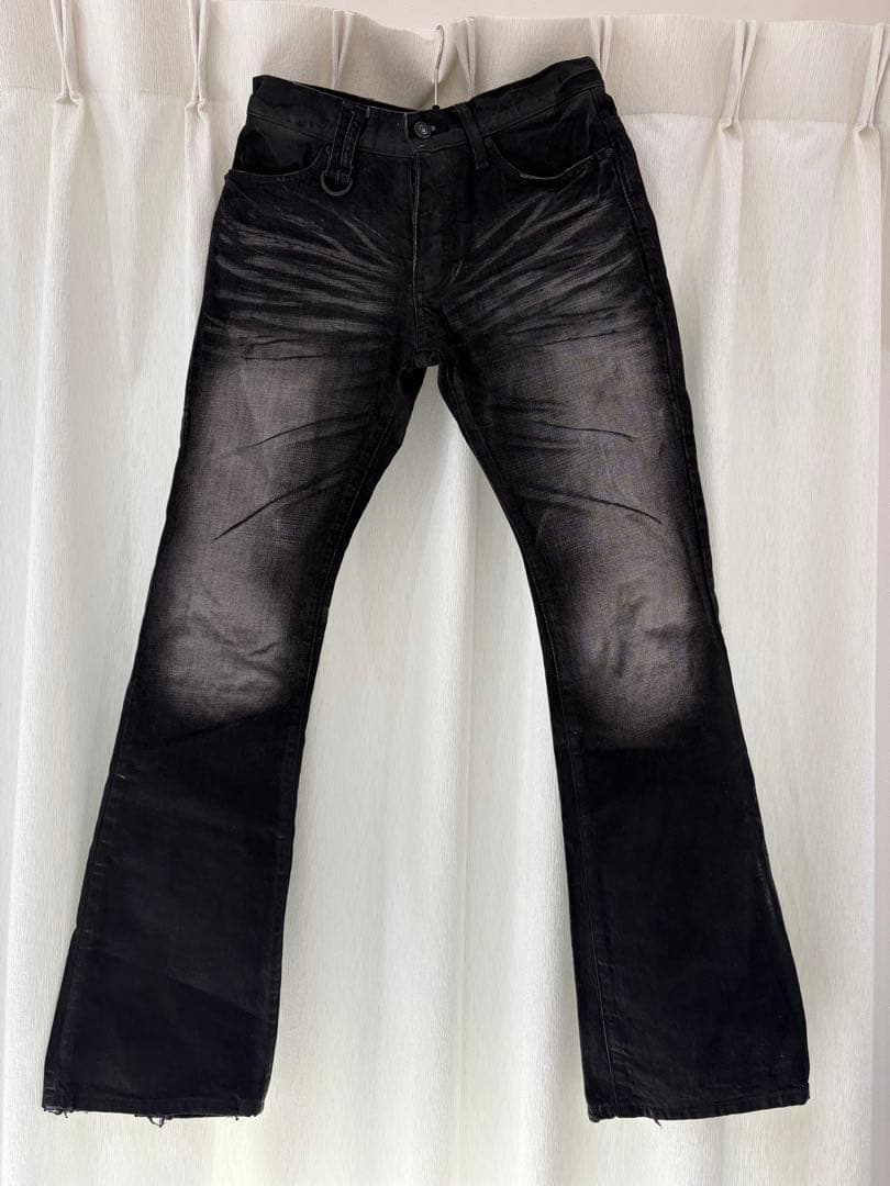 FUGA ブラック フレア デニム