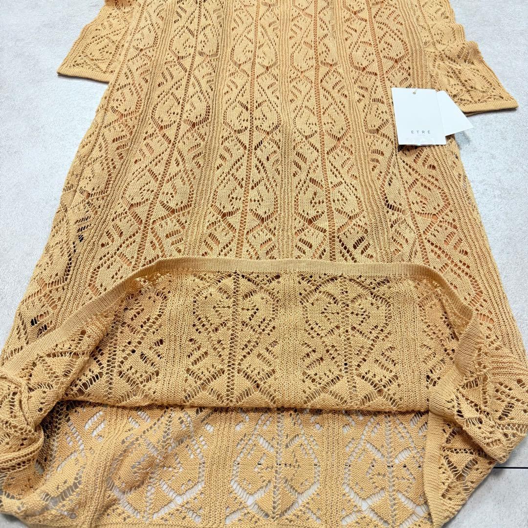 ブルちゃん 未使用✨ETRE TOKYO レースパターンニットワンピース