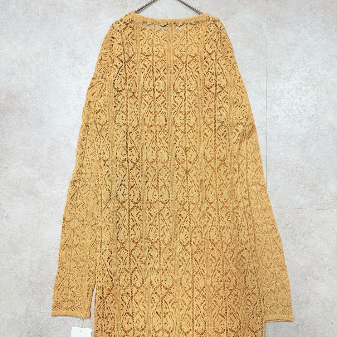 ブルちゃん 未使用✨ETRE TOKYO レースパターンニットワンピース