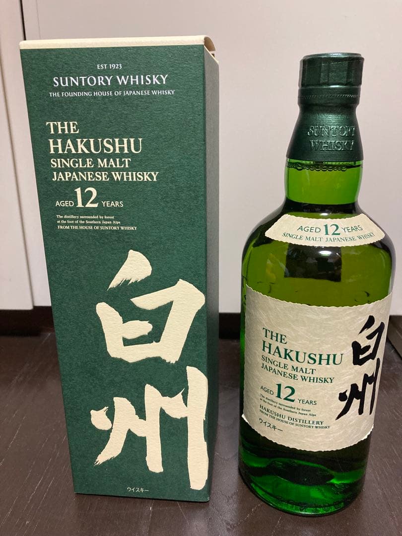 サントリー 白州 12年 カートン付 ウイスキー 2025年7月購入