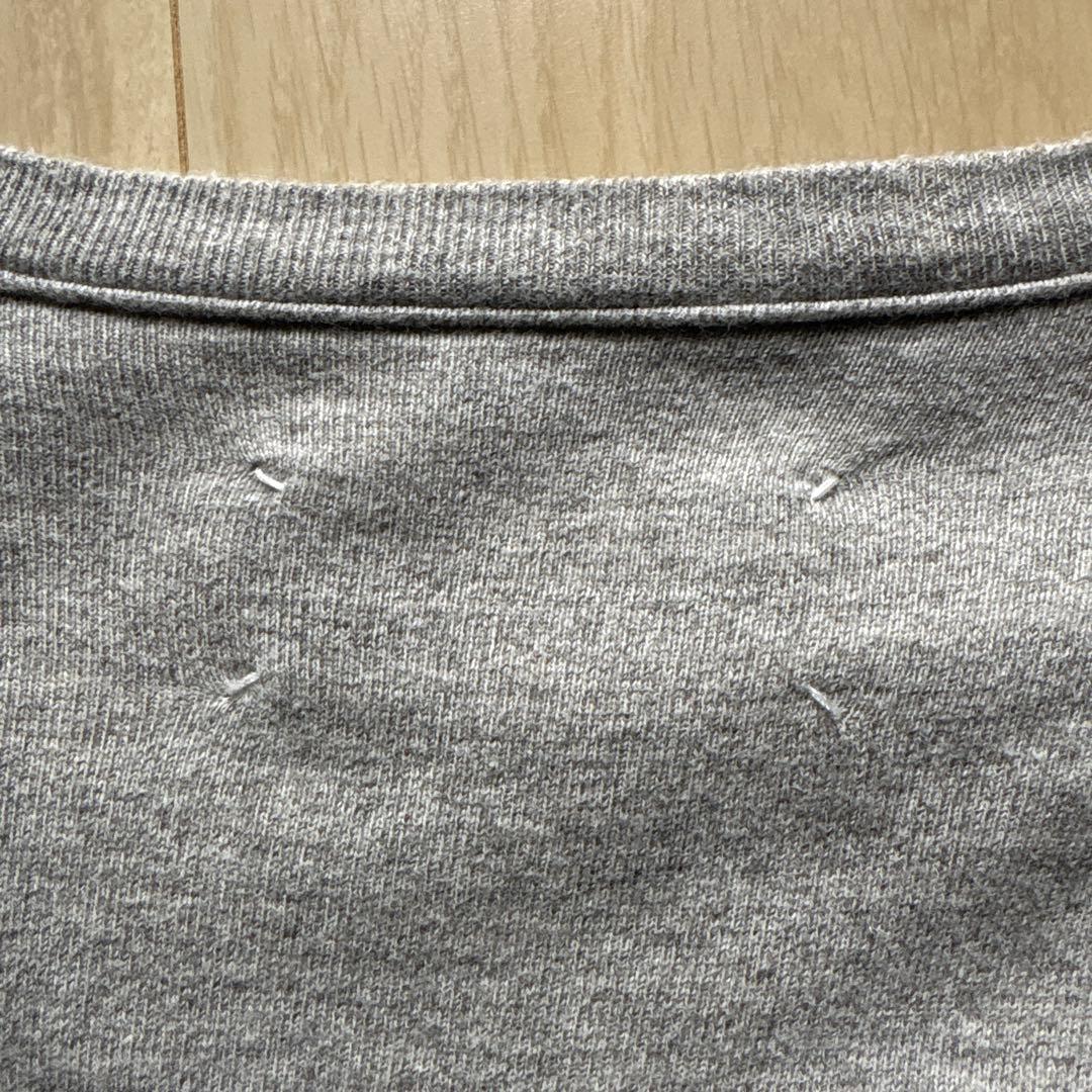 無地 スウェット イタリア製 Maison Margiela カットオフ