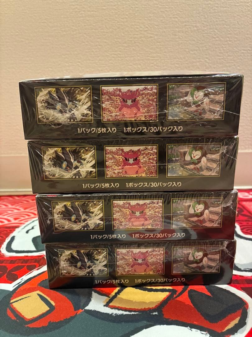 ポケカ シュリンク付き ムニキスゼロ 4BOX