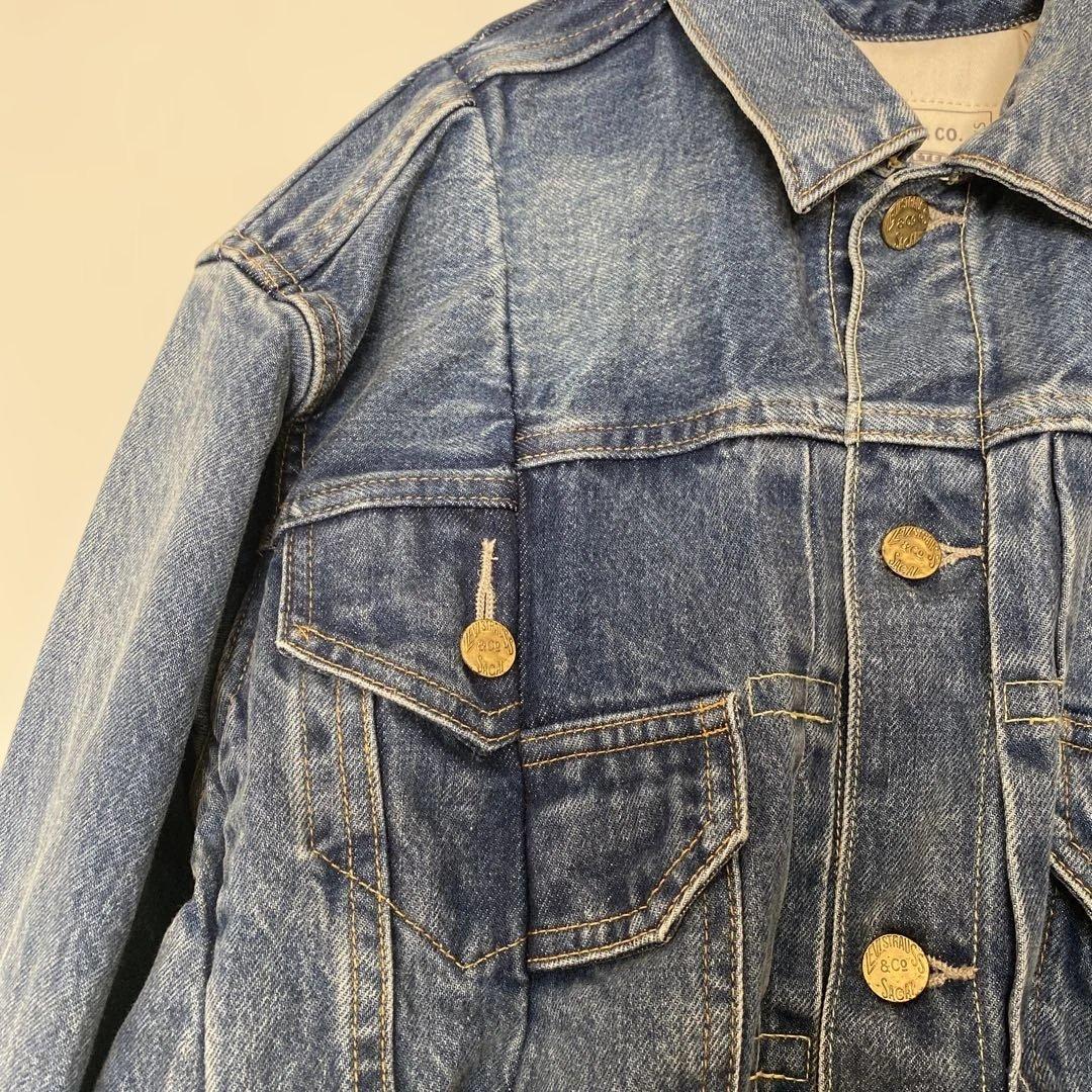 sacai&Levi's ブルー デニムジャケット