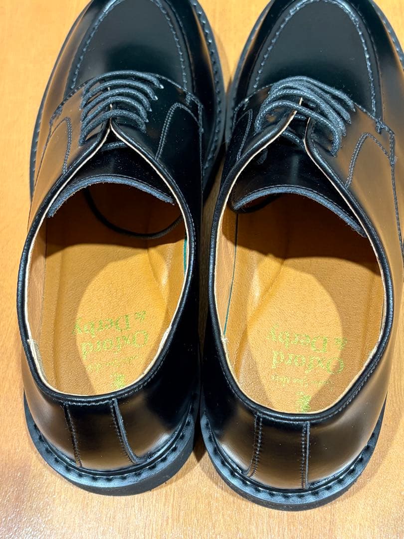 値下　London Shoe Make 本革 レザー Uチップ シューズ 箱付き