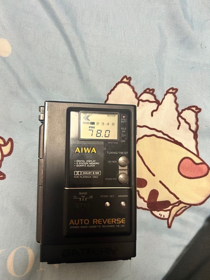 AIWA ステレオカセットレコーダー　hs-j20 ウォークマン
