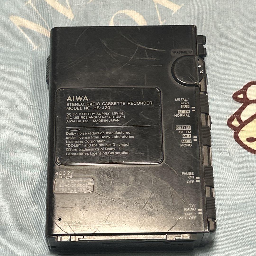 AIWA ステレオカセットレコーダー　hs-j20 ウォークマン
