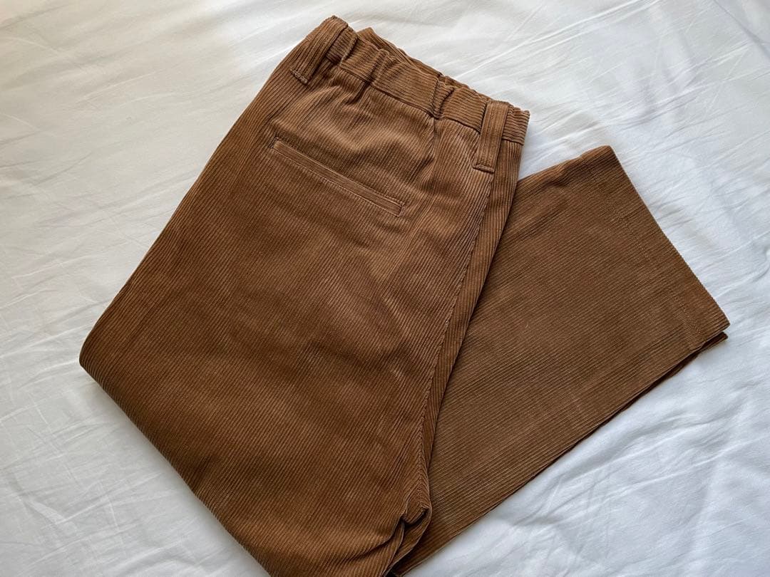 【超美品】kotonコーデュロイ トラウザーズ