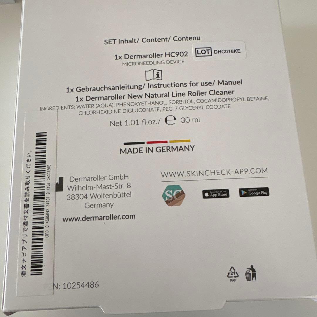 ダーマローラーHC902 & 専用クリーナーセット