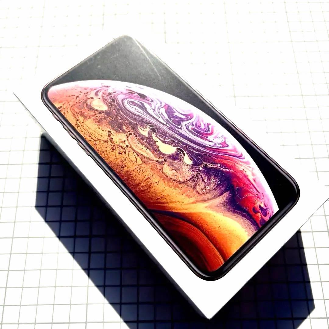美品✨iPhoneXsゴールド 64GB 本体箱ピン説明書ケース　出品27日迄
