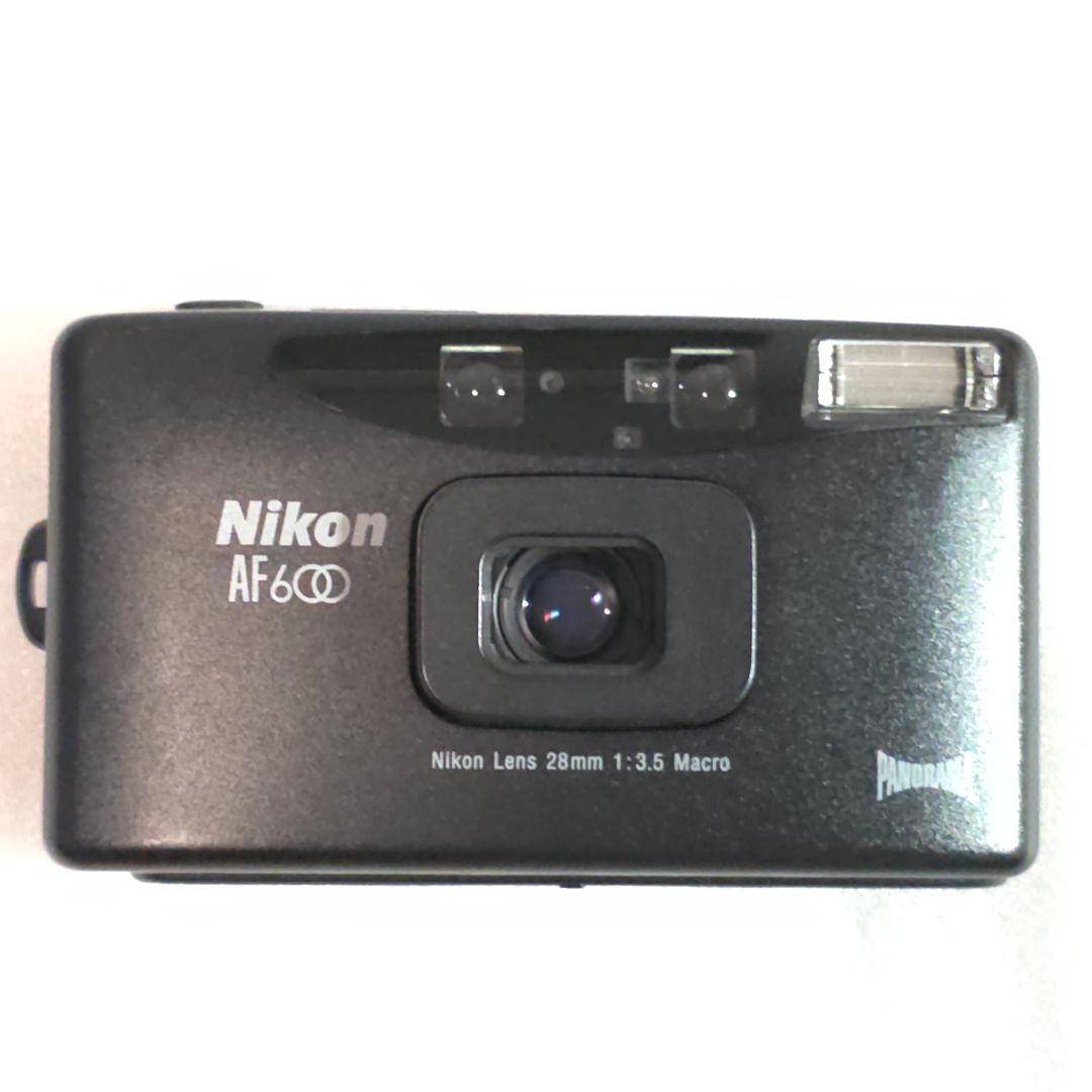 動作確認済&説明書付属 Nikon AF600 コンパクトフィルムカメラ 作例有
