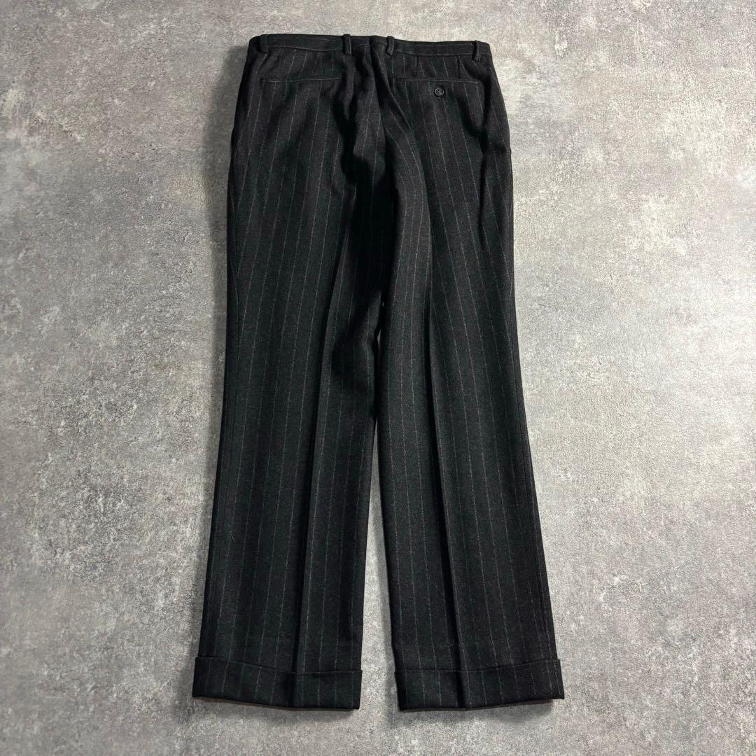 【GUCCI】セットアップ シングルスーツ グレーブラック 極上ウール