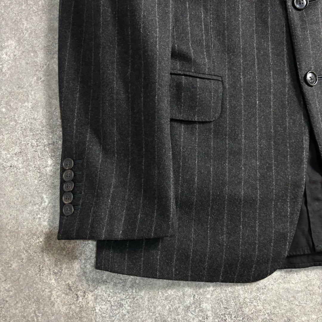 【GUCCI】セットアップ シングルスーツ グレーブラック 極上ウール