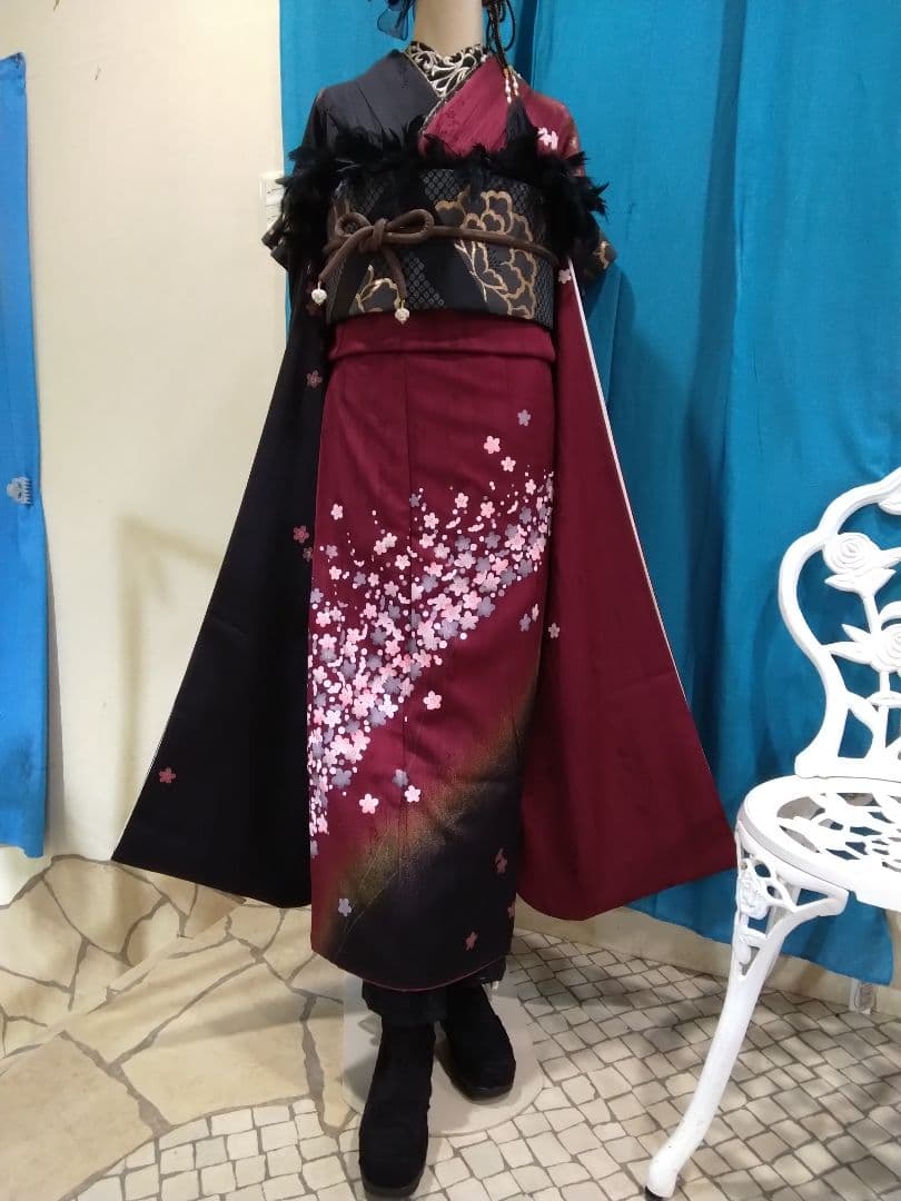 振袖フルセット、やまと誂製、半襟重ね衿、帯揚げ帯締め、西陣袋帯、襦袢、ガード加工