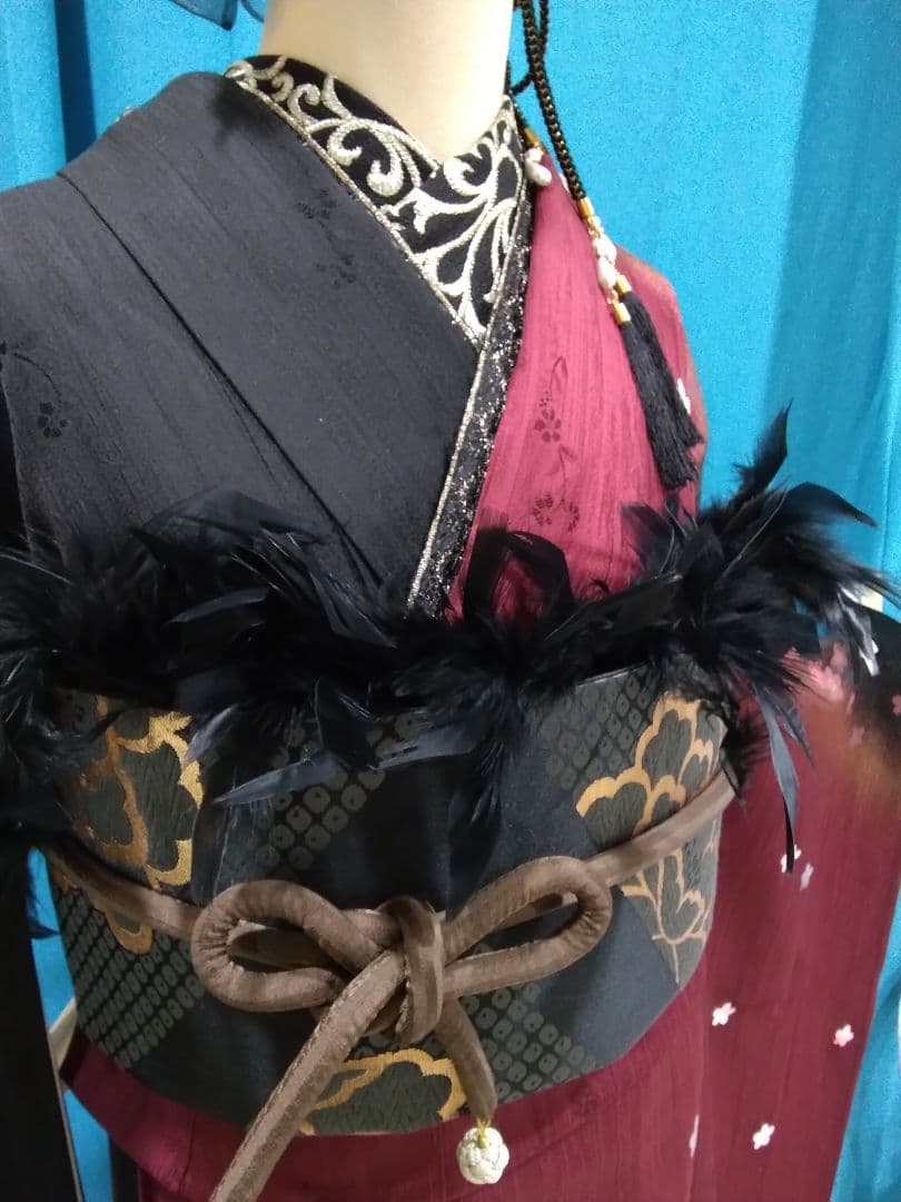 振袖フルセット、やまと誂製、半襟重ね衿、帯揚げ帯締め、西陣袋帯、襦袢、ガード加工