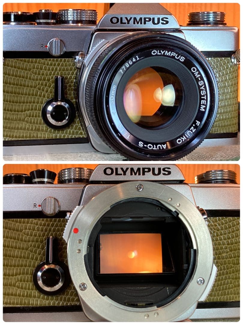 ★完動品＊美品＊初期保証★OM-1 ★グリーンリザード外装★作例必見！