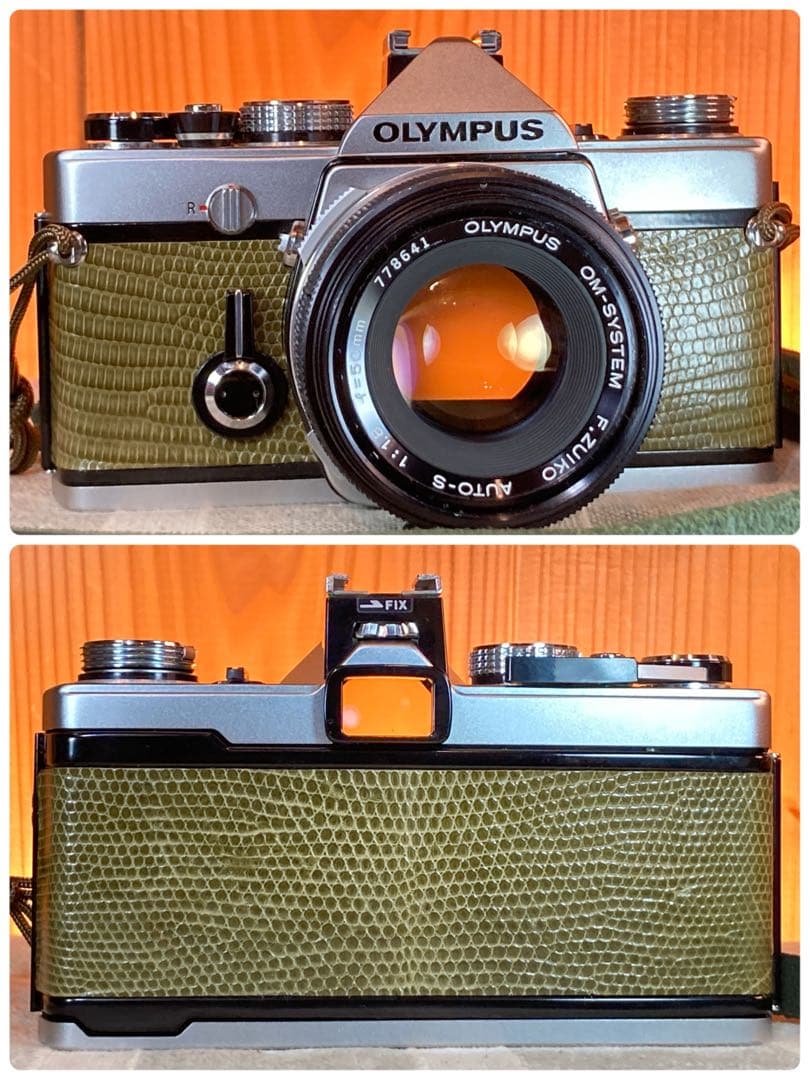 ★完動品＊美品＊初期保証★OM-1 ★グリーンリザード外装★作例必見！