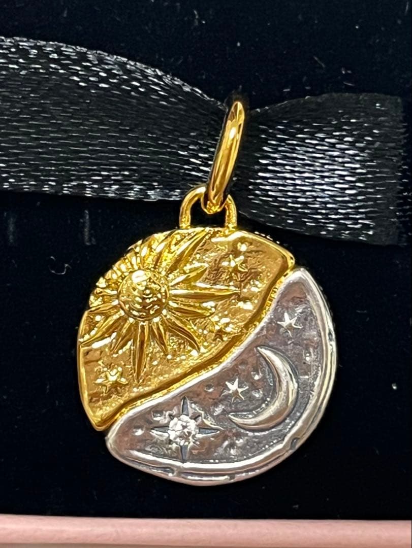 パンドラ　メダリオンチャーム　月　太陽　星