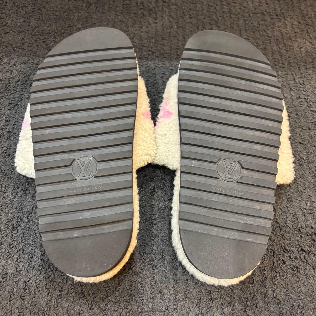 LOUIS VUITTON ルイヴィトン モノグラム フラット ミュール サンダ