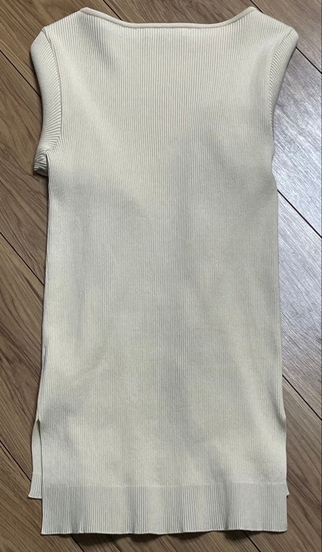 【美品】AURALEE ギザボートネック ベージュ サイズ1