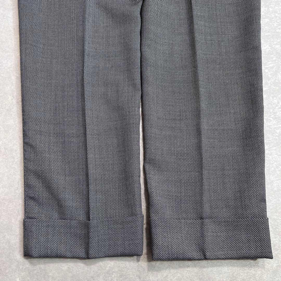 PT01 バーズアイウールスラックス ストレッチ スーパースリムフィット 48