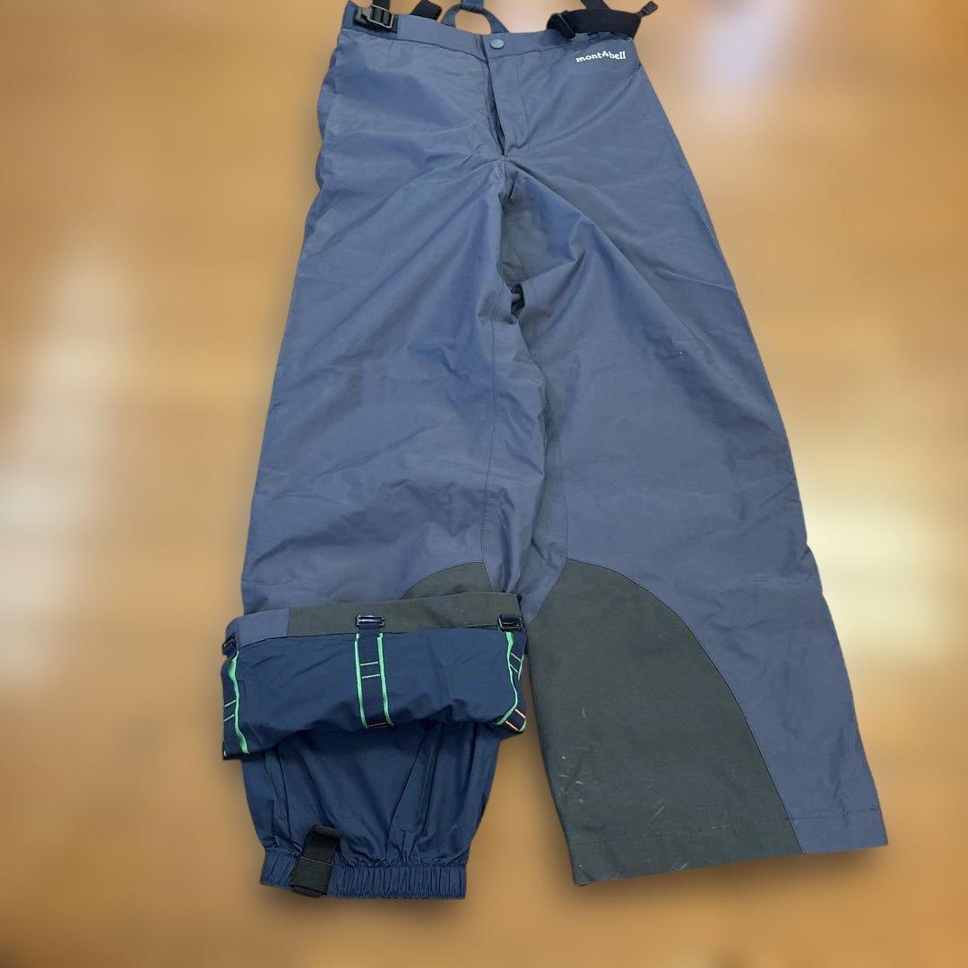 Montbell 子ども用スキーウェアセット　手袋付き
