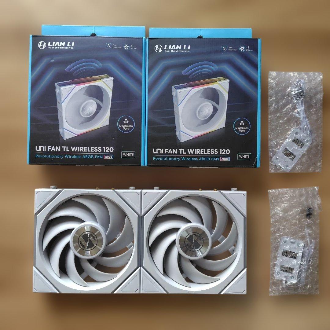 Lian Li UNI FAN TL WIRELESS 120 ホワイト 2個