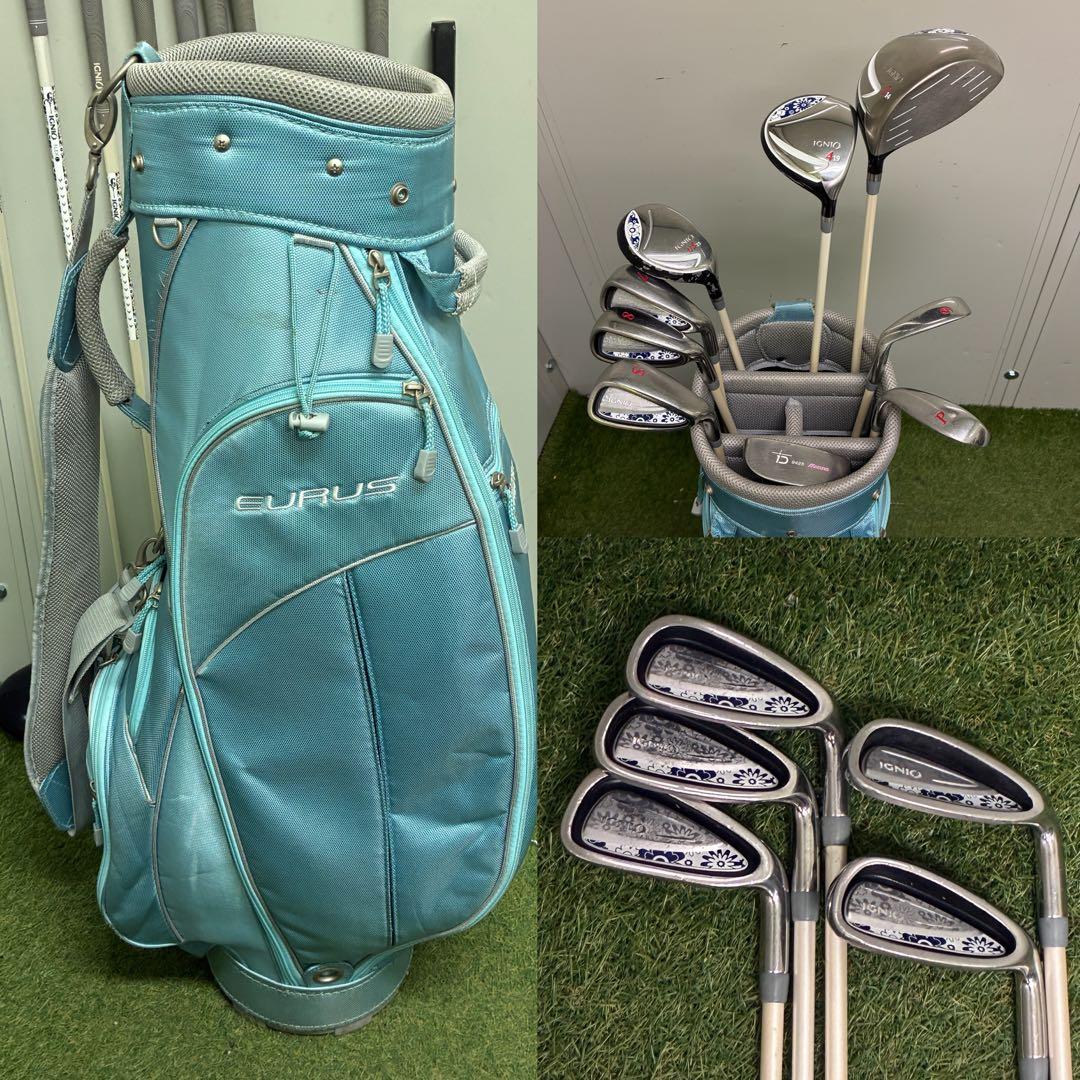レディースゴルフクラブセット【MIZUNO】【IGNIO】【EURUS】★