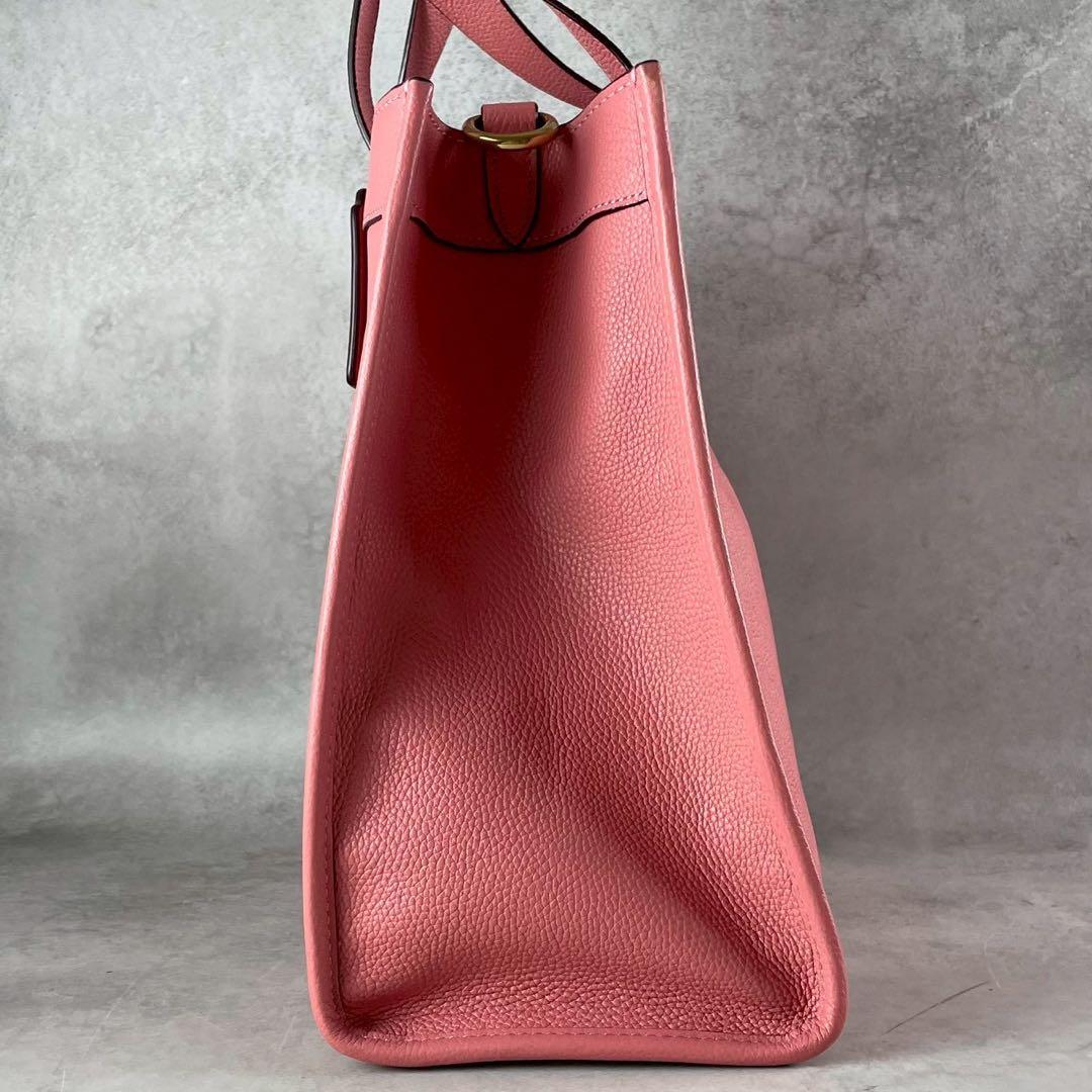 極美品 コーチ デンプシー トートバッグ 2way ピンク レザー ハンドバッグ