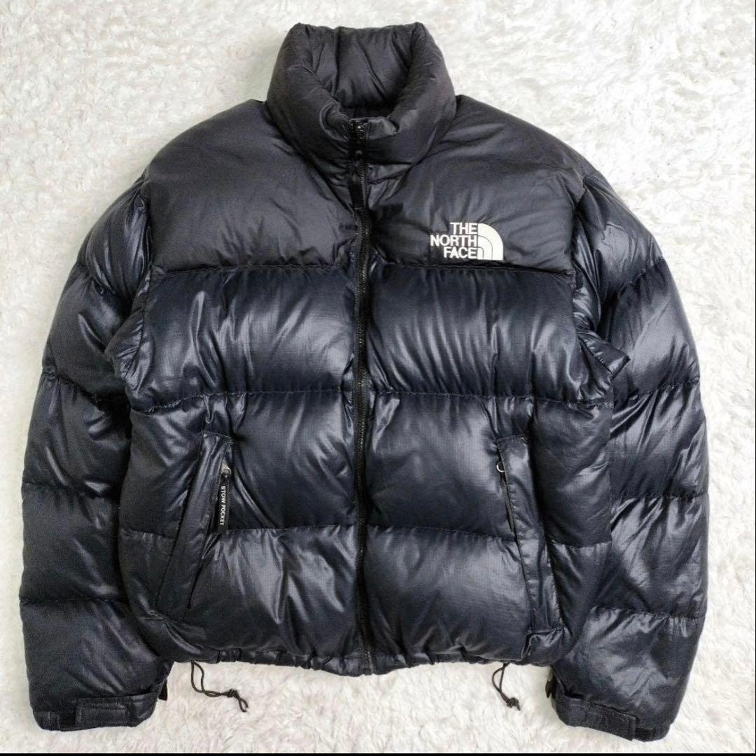 ノースフェイス　ダウンジャケット　ヌプシ 短丈　ブラック　M メンズ