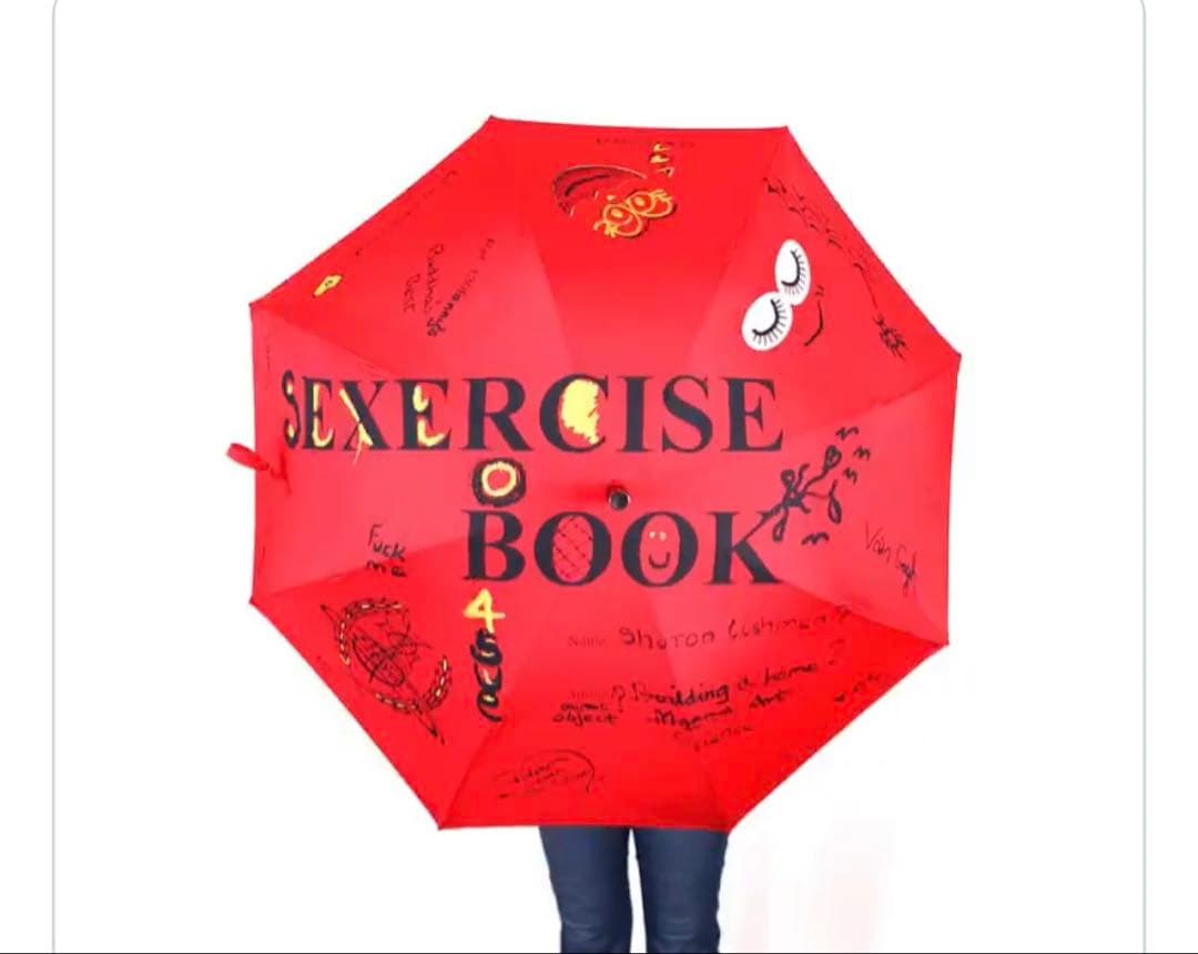 Vivienne Westwood 手書き ペイント柄 傘