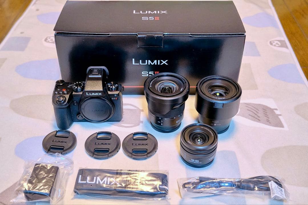 【美品】2月2日迄‼️LUMIX S5II（レンズ3本）Wキット+S18-40mm