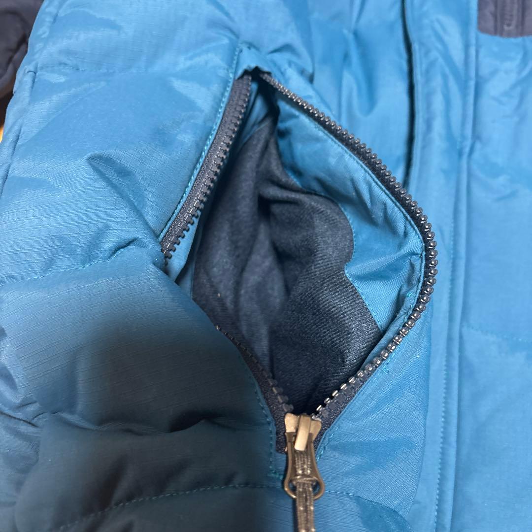 Columbia フード脱着可ダウンジャケット 青