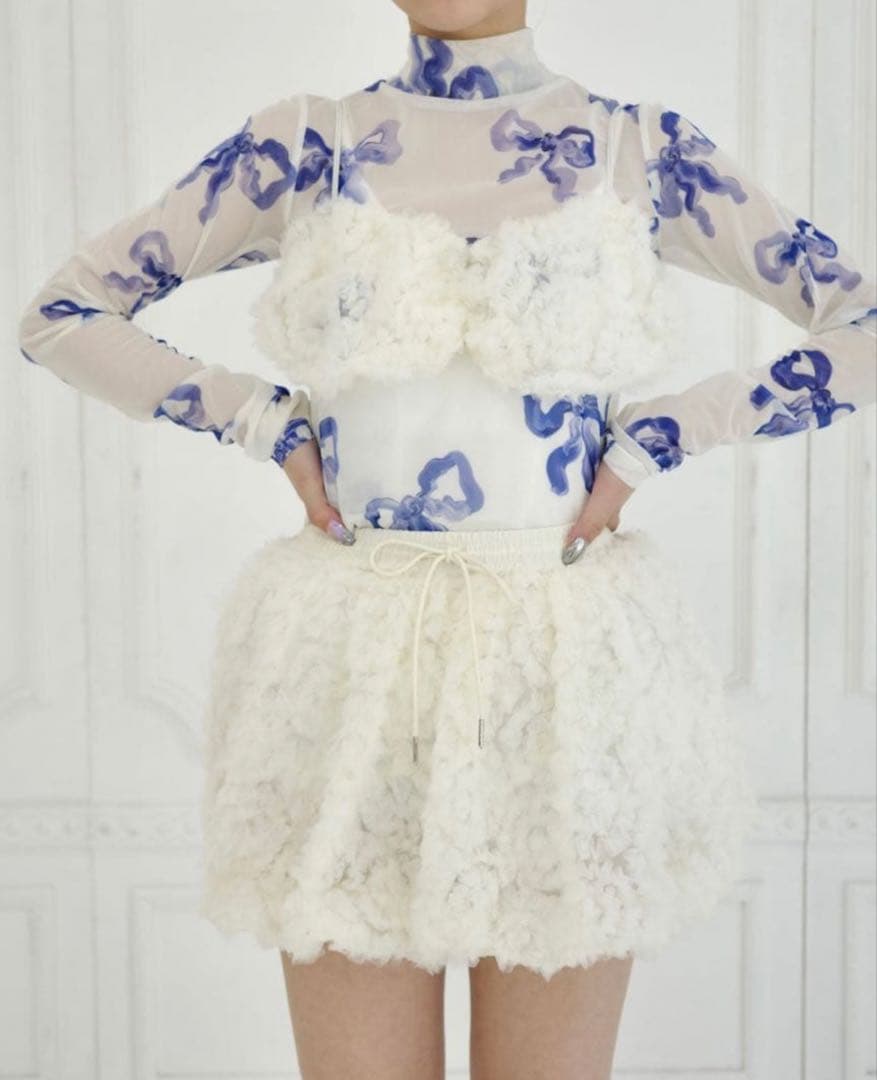 【完売品・新品】POPPY チュールバルーンスカート　あさぎーにょ　ポピー