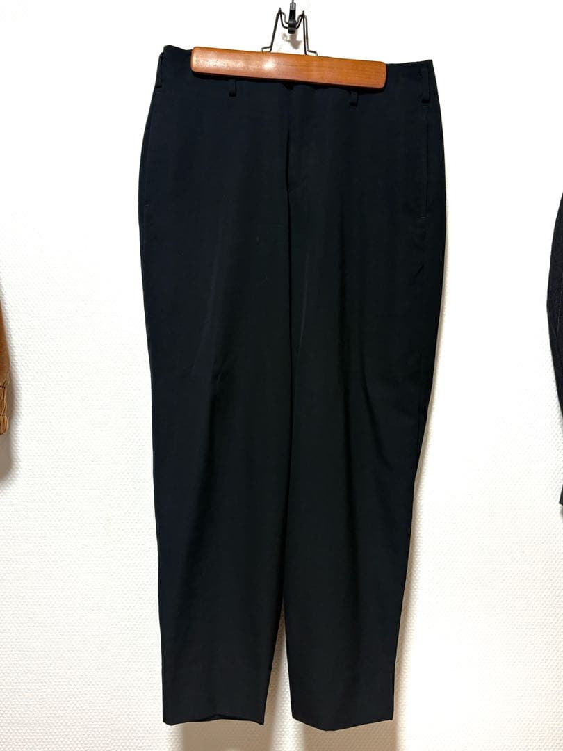 コムデギャルソンオムプリュス　22AW ギャザードヘム　ウールパンツ　サイズXS