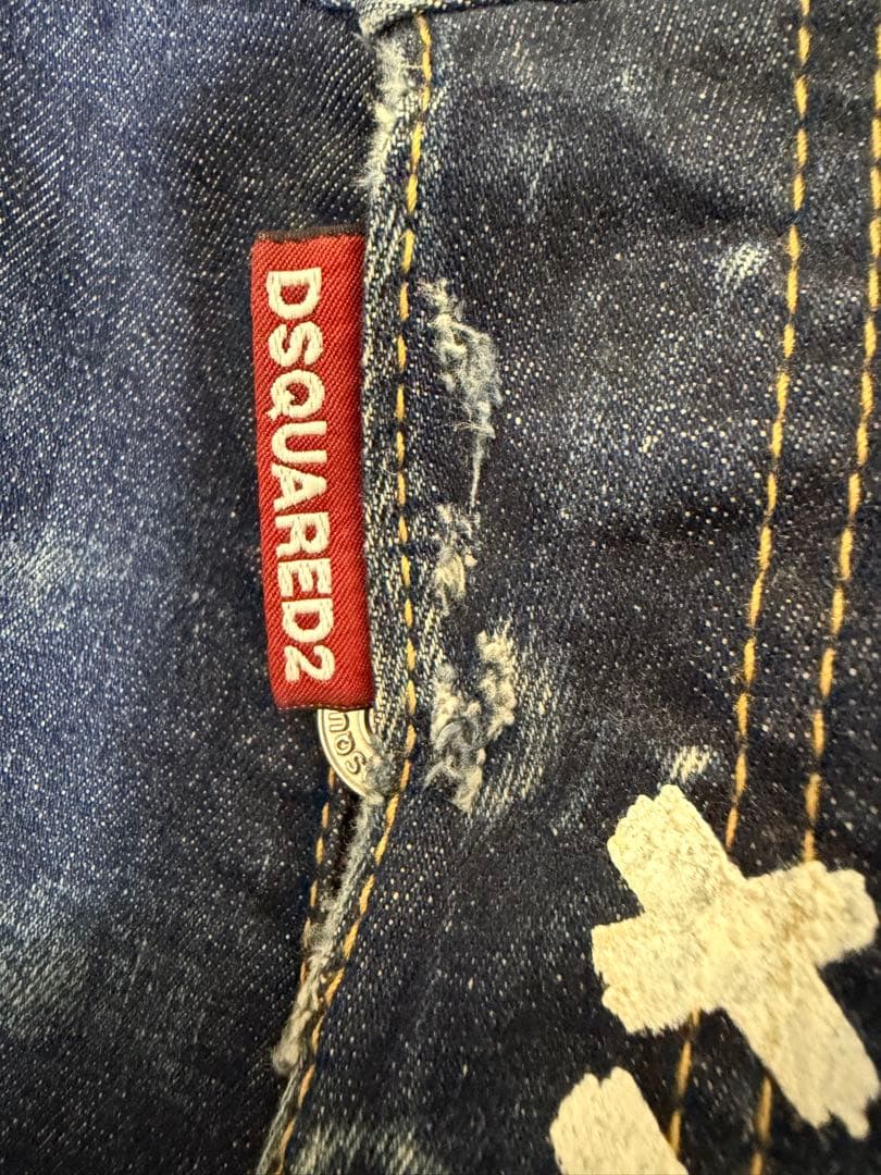DSQUARED2 グラフィックデニムパンツ　サイズ48