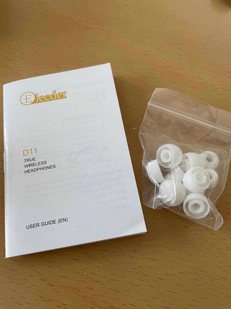 【美品】ワイヤレスイヤホン ゴールド