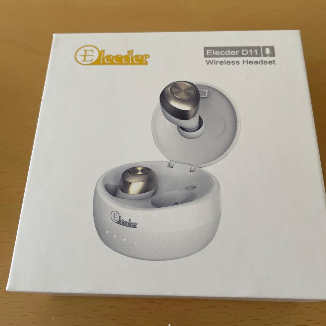 【美品】ワイヤレスイヤホン ゴールド