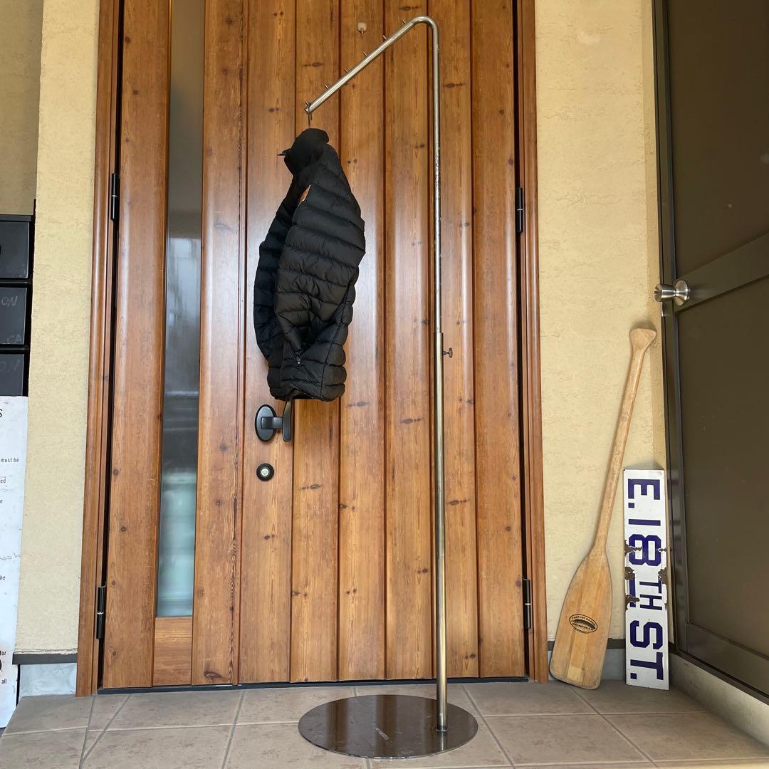 インダストリアル スラントハンガー アイアン ラック 無骨 シャビー 高さ調整可