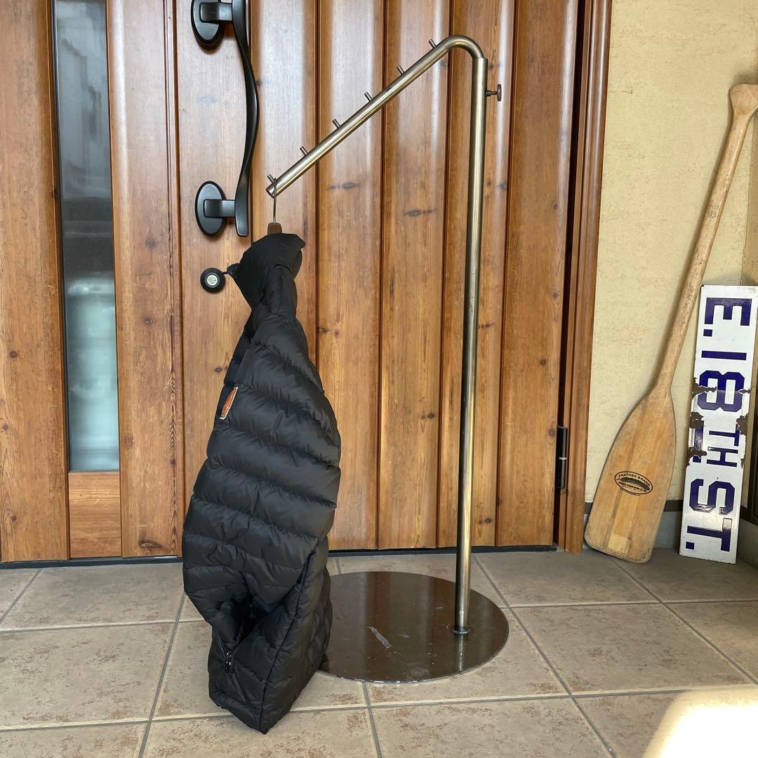 インダストリアル スラントハンガー アイアン ラック 無骨 シャビー 高さ調整可