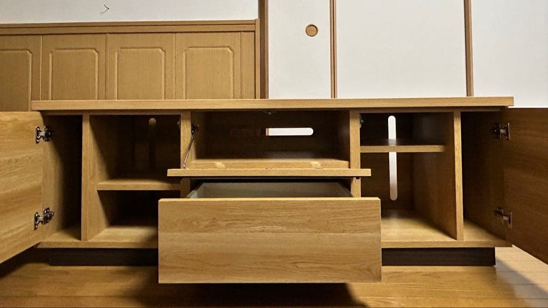 【送料込み】float フロート幅149.5㎝ テレビ台　木製