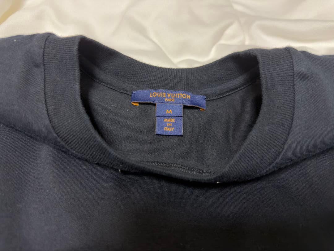 【1/4まで】LOUIS VUITTON 反転ロゴ Tシャツ 半袖 ブラック