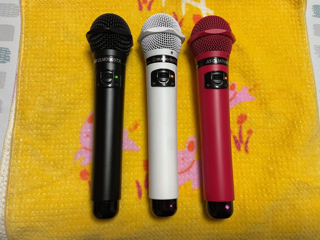 AT-CLM7000TX ワイヤレスマイク 3色セット