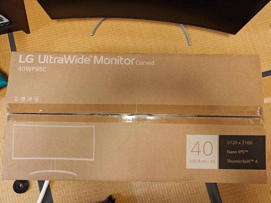 LG 40WP95C-W 39.7インチ 5K2K ウルトラワイドモニター