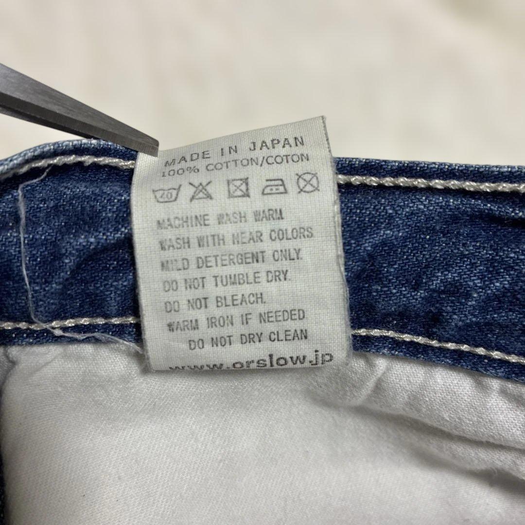 【美品】orSlow オアスロウ ペインターパンツ デニム 日本製