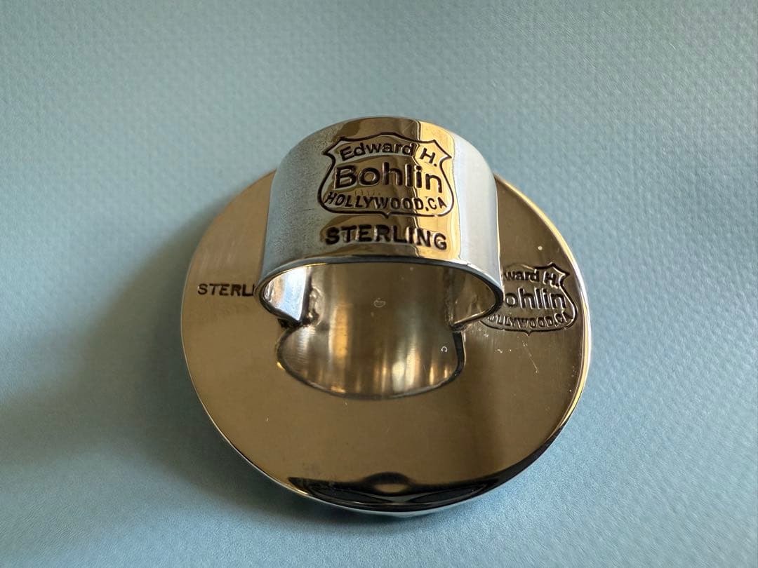 アクセサリー Edward H Bohlin Scarf Slide Indian Head