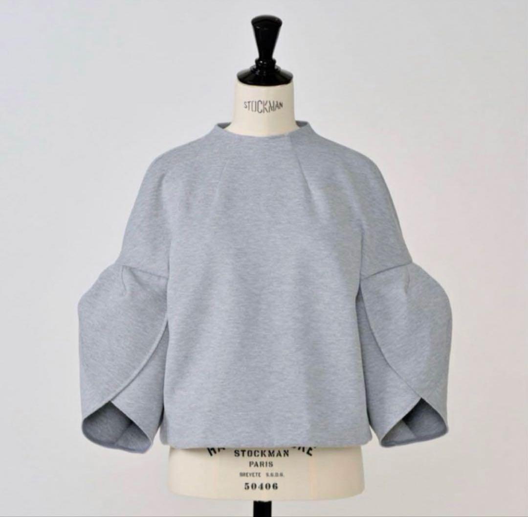 ヘイヴ HEVE チューリップボンディングブラウス グレー