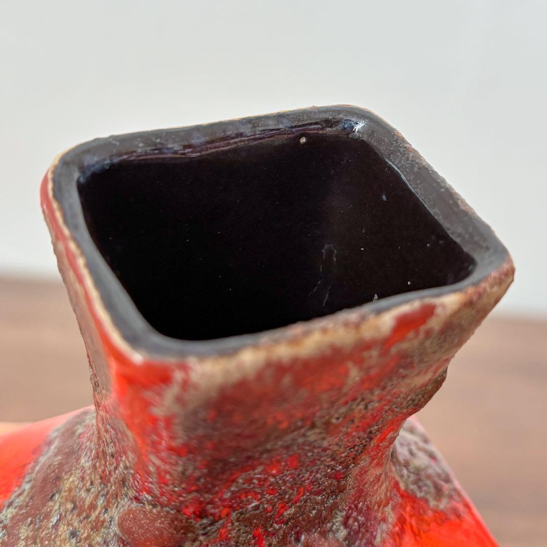 【ドイツ Stein Keramikの小さな花瓶】Fat Lava 410